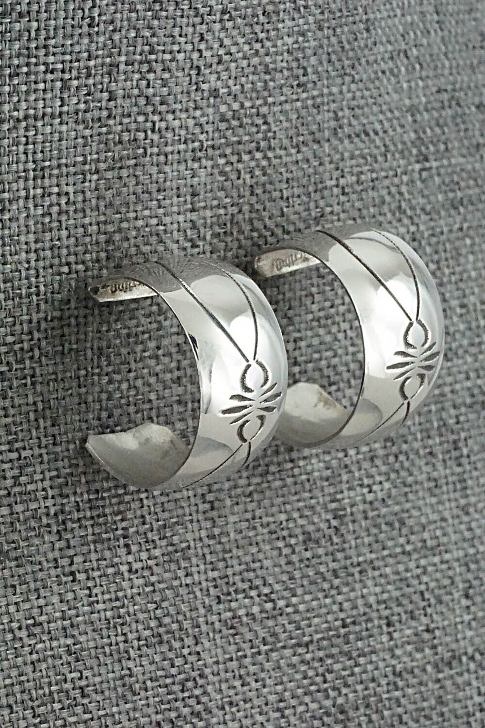 Sterling Silver Hoop Earrings - Nora Ashley