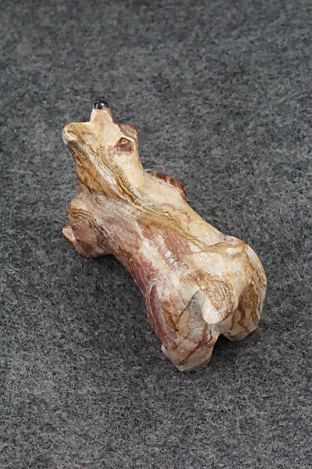 Bobcat Zuni Fetish Carving - Freddie Leekya