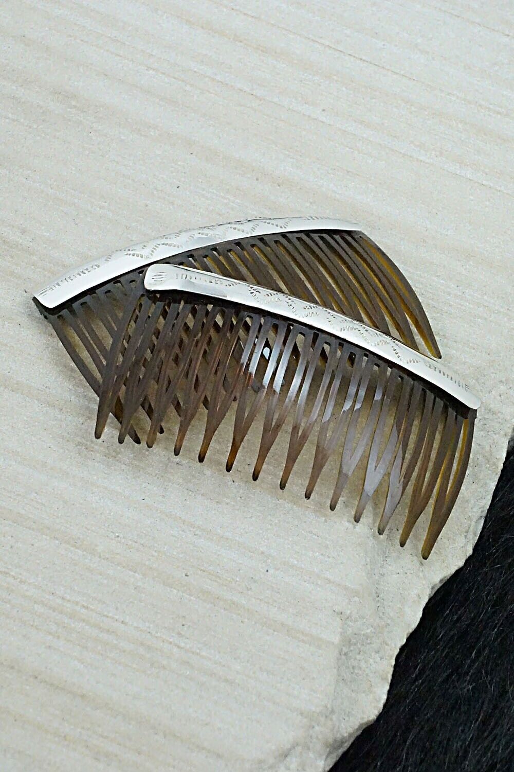 Sterling Silver Hair Combs - Randall Dalgai