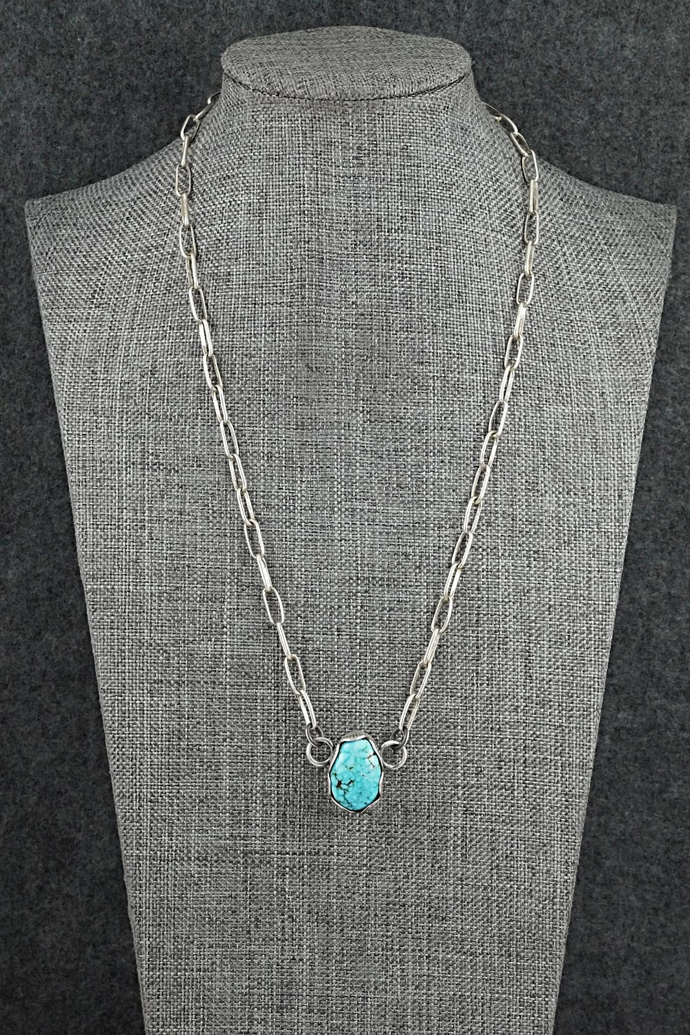 Turquoise & Sterling Silver Necklace - Randy Boyd