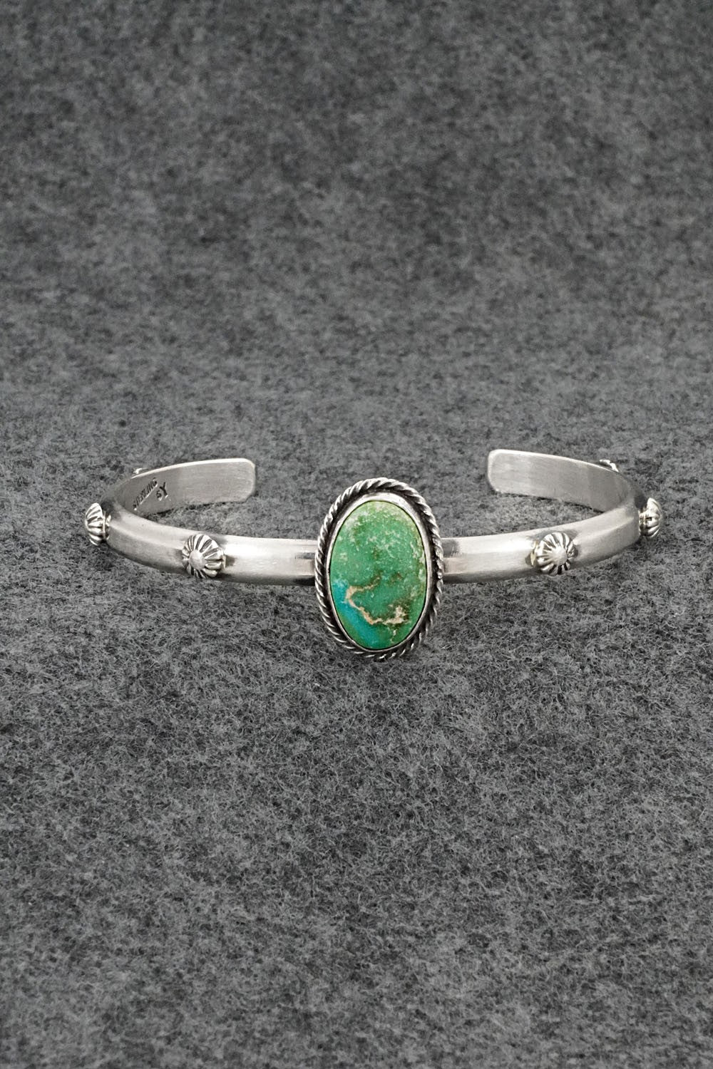 Turquoise & Sterling Silver Bracelet - Samuel Yellowhair