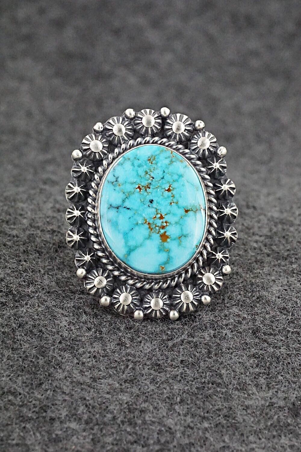 Turquoise & Sterling Silver Pendant Set - Raymond Delgarito