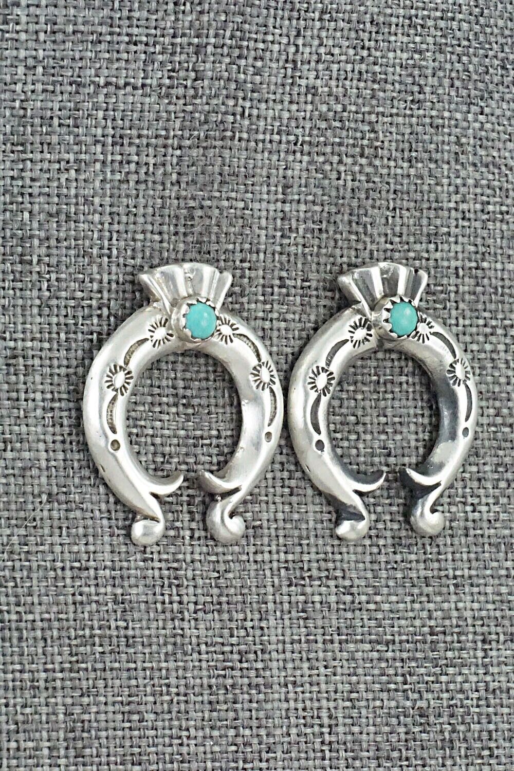 Turquoise & Sterling Silver Earrings - Paige Gordon