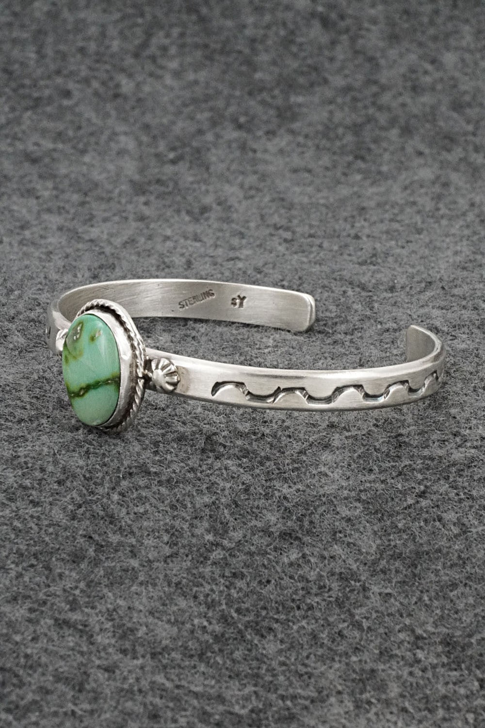 Turquoise & Sterling Silver Bracelet - Samuel Yellowhair