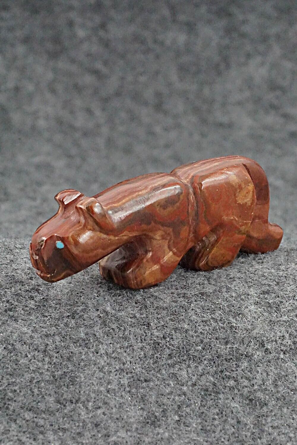 Mountain Lion Zuni Fetish Carving - Reynold Lunasee