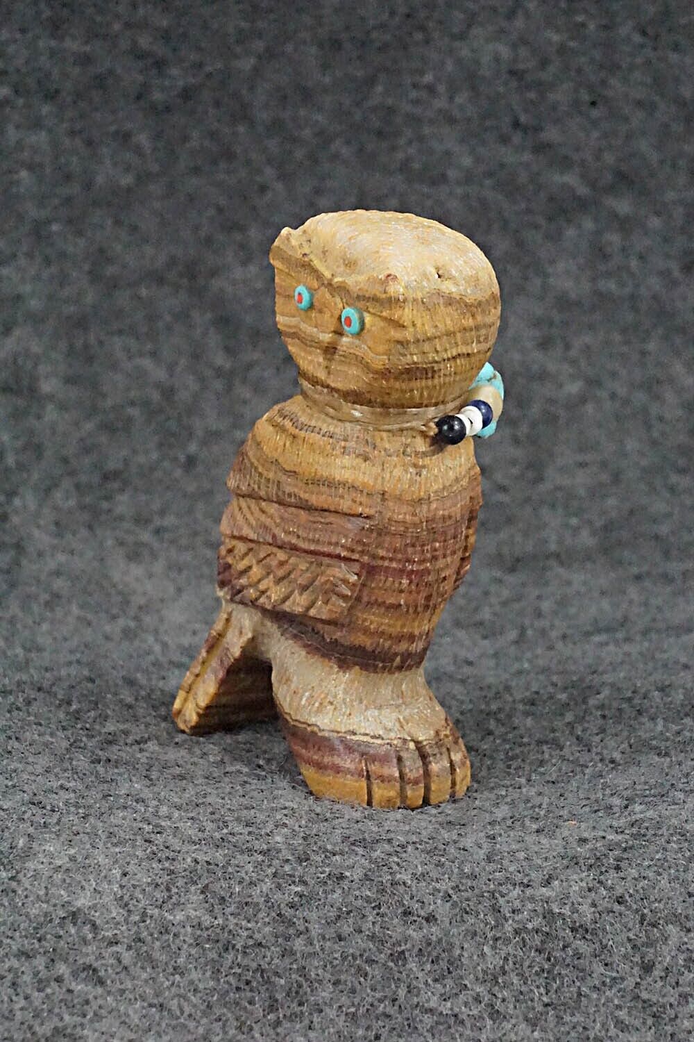 Owl Zuni Fetish Carving - Douglas Martza