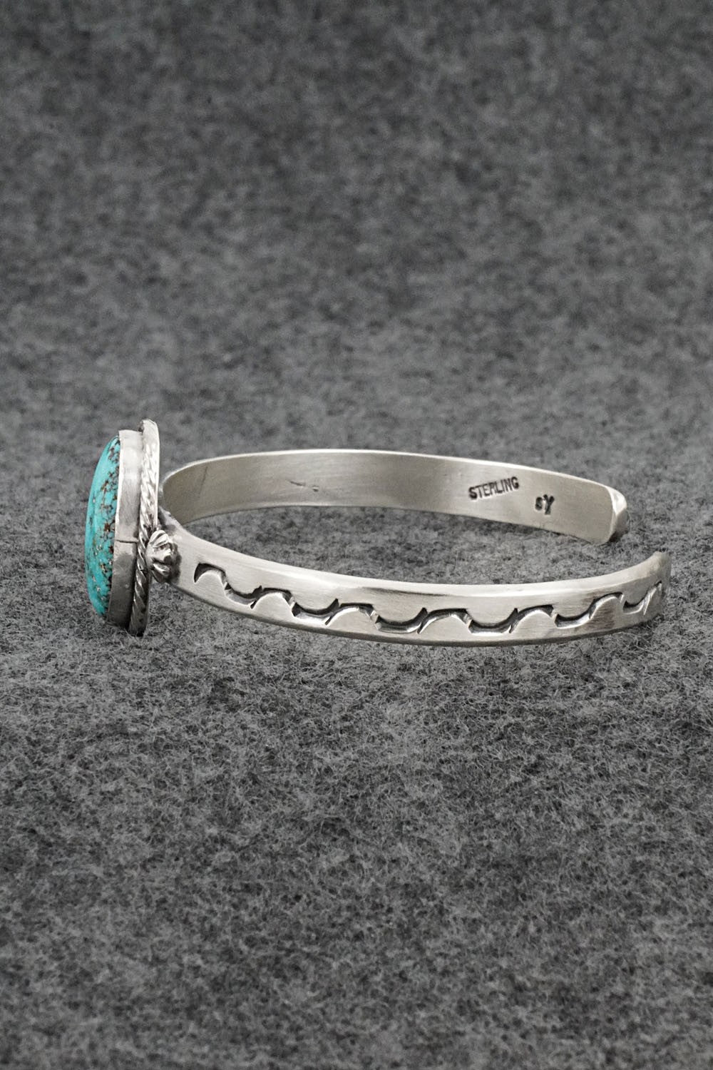 Turquoise & Sterling Silver Bracelet - Samuel Yellowhair