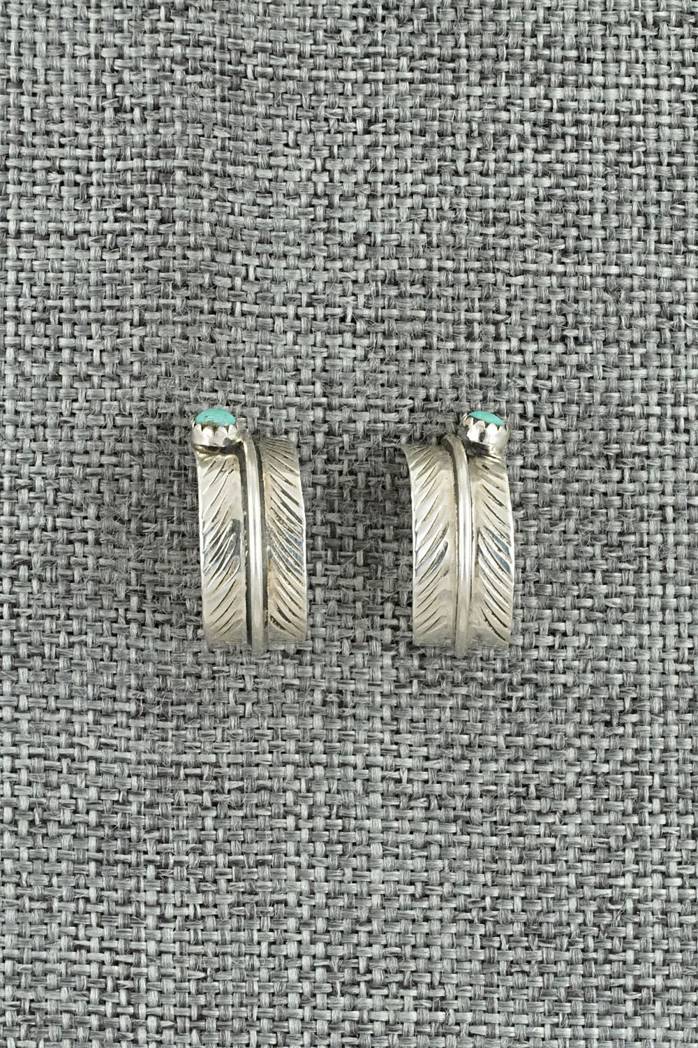 Turquoise & Sterling Silver Earrings - Aaron Davis
