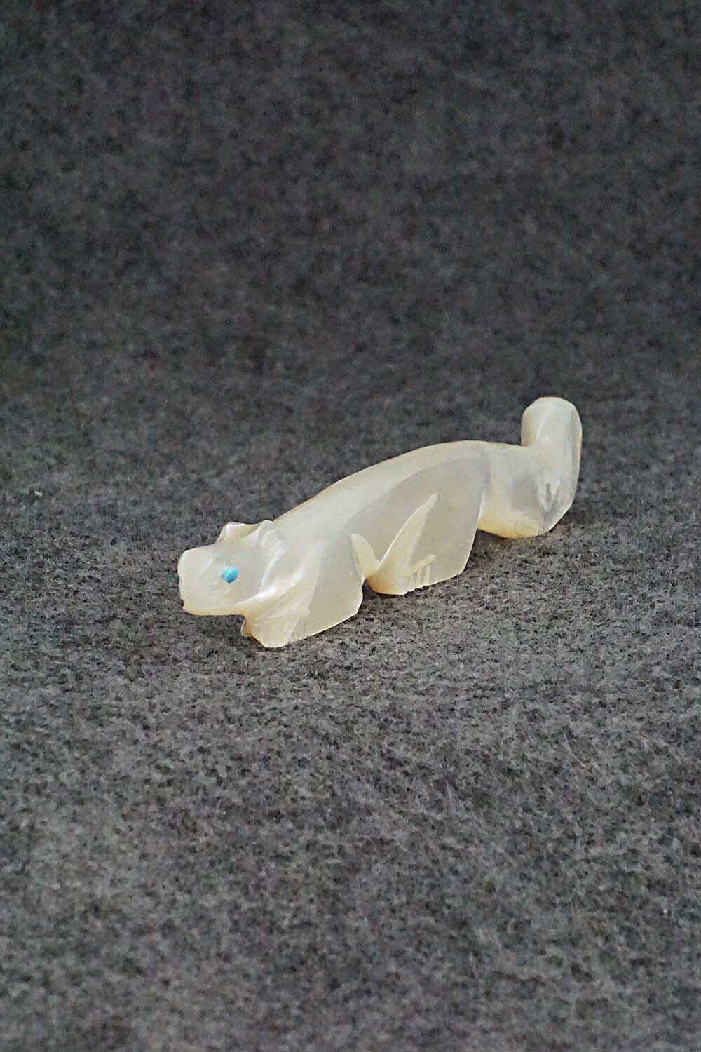 Mountain Lion Zuni Fetish Carving - Danette Laate