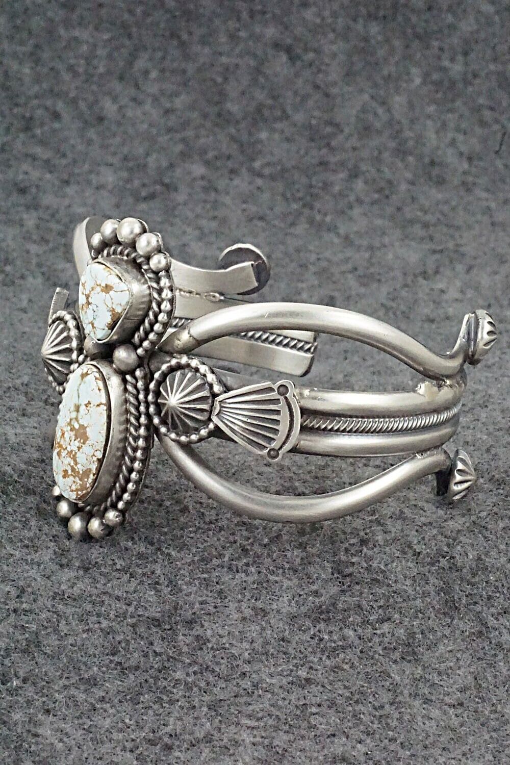 Turquoise & Sterling Silver Bracelet - Michael Calladitto