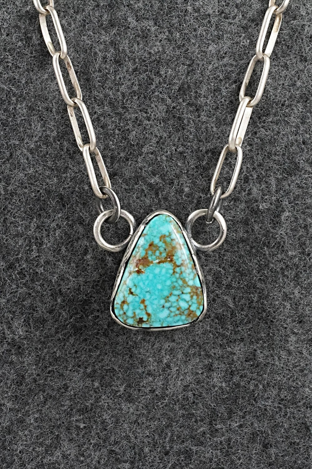 Turquoise & Sterling Silver Necklace - Randy Boyd