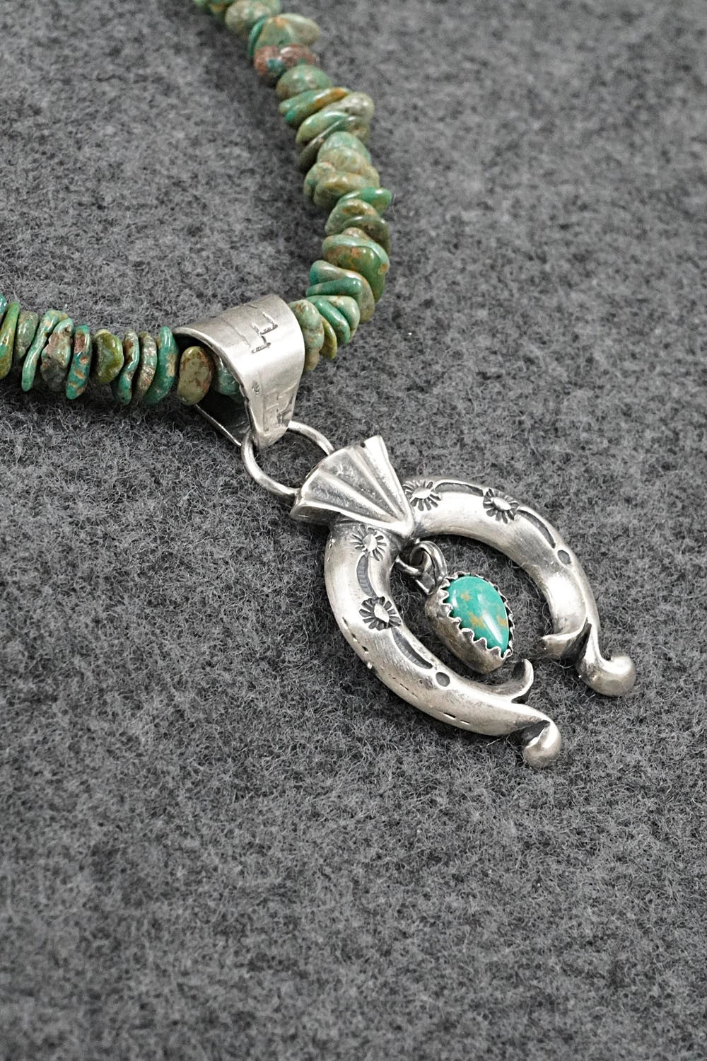 Turquoise & Sterling Silver Necklace - Sharon McCarthy
