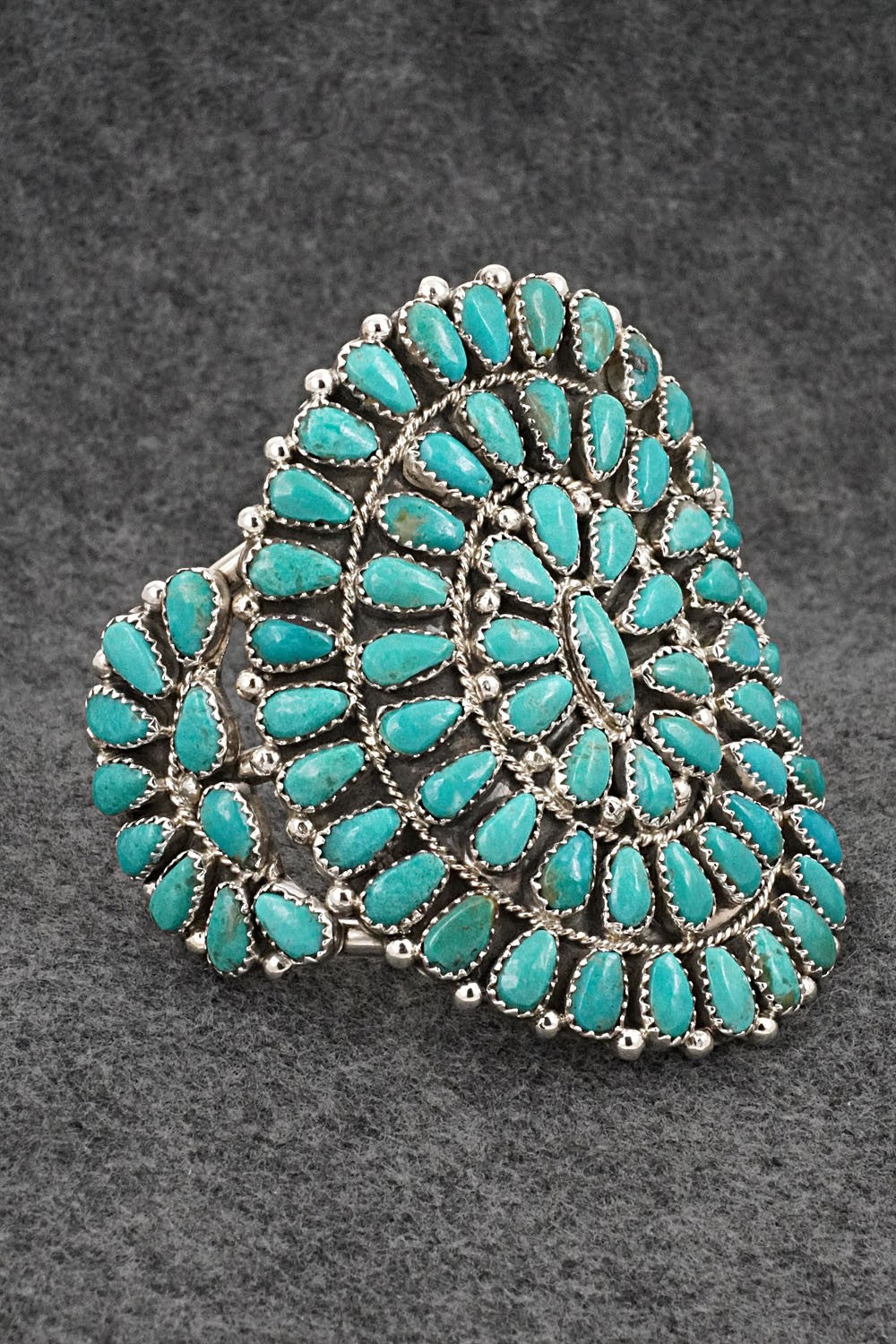 Turquoise & Sterling Silver Bracelet - Eunice Wilson