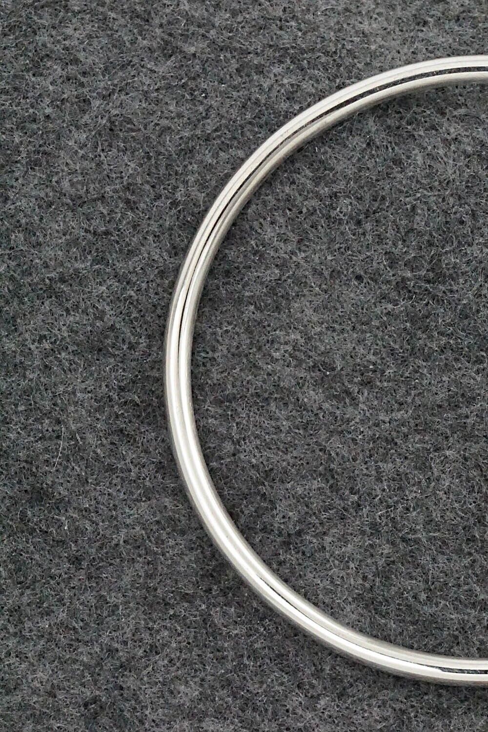 Sterling Silver Bangle Bracelet - Elaine Tahe