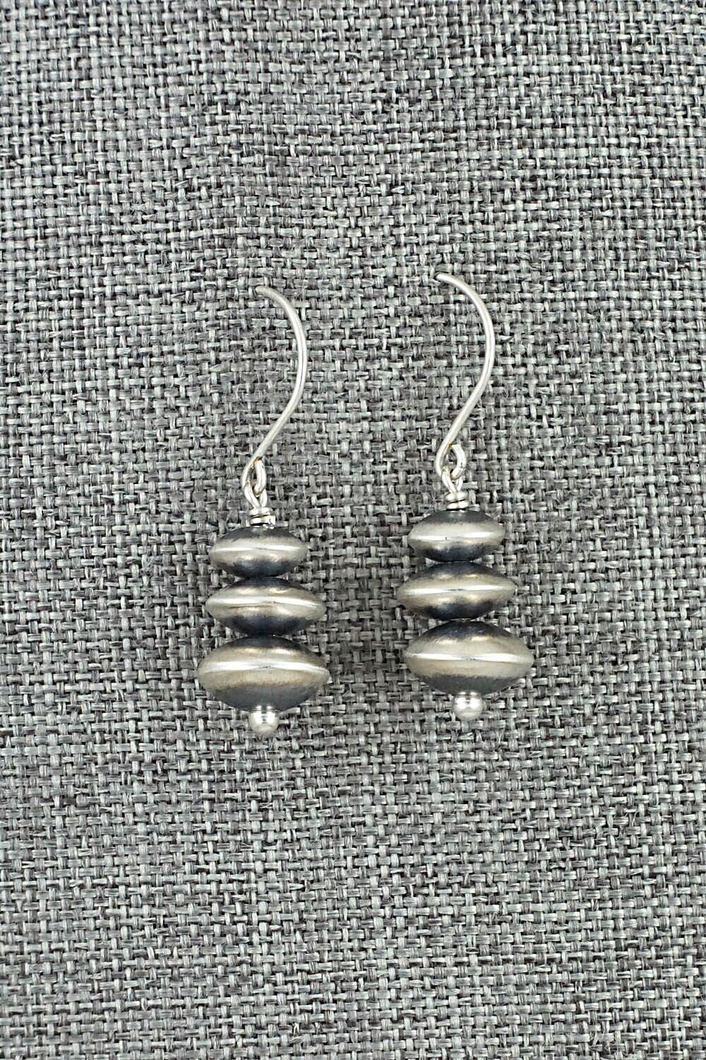 Sterling Silver Navajo Pearl Earrings - Bryannen Halwood