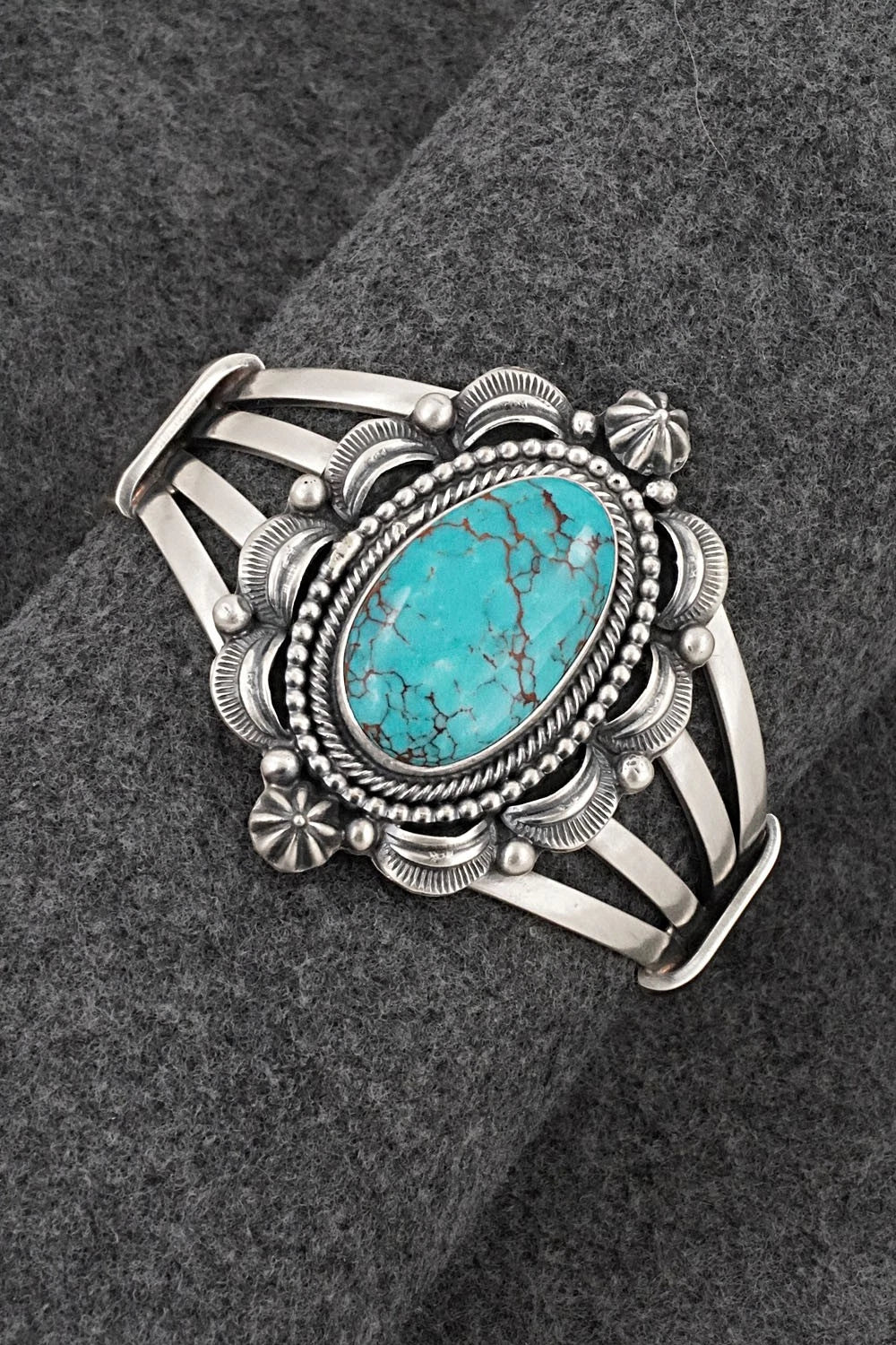 Turquoise & Sterling Silver Bracelet - Kathleen Livingston