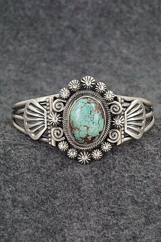 Turquoise & Sterling Silver Bracelet - Leon Martinez