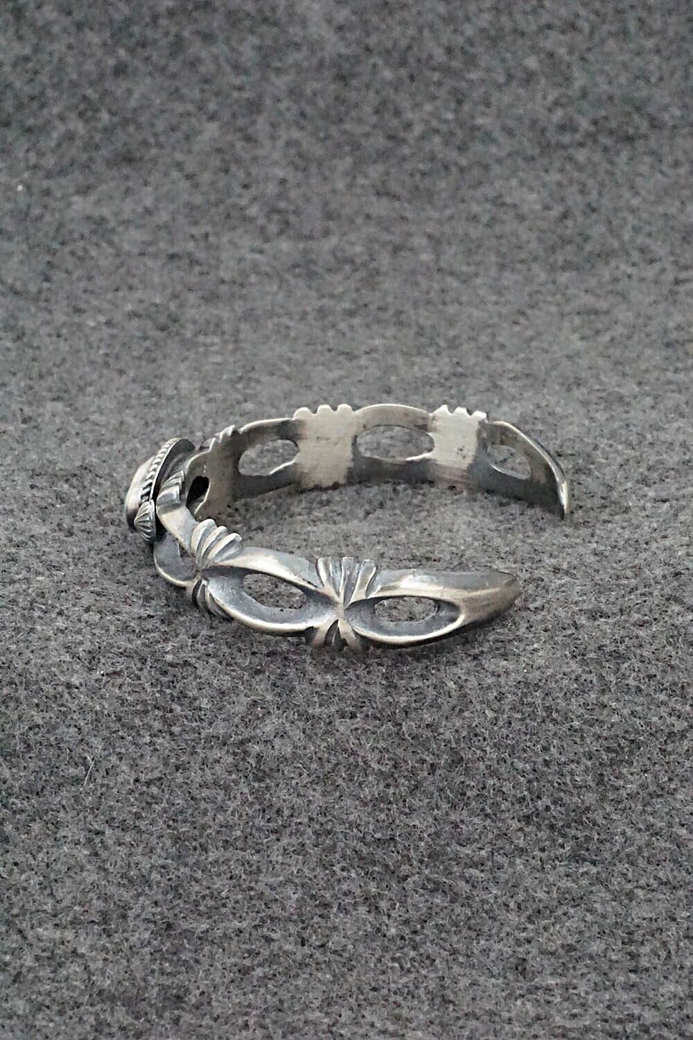 Turquoise & Sterling Silver Bracelet - Harrison Bitsue