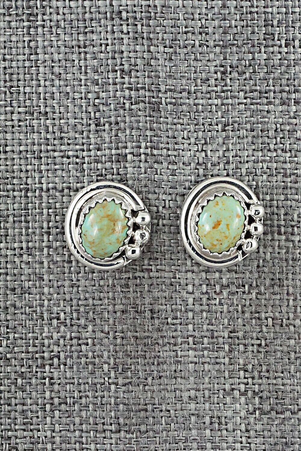 Turquoise & Sterling Silver Earrings - Rita Largo