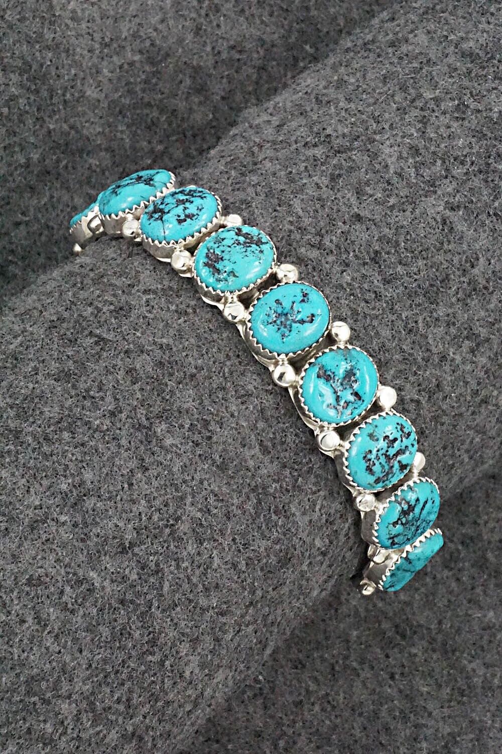 Turquoise & Sterling Silver Bracelet - Martin Muskett