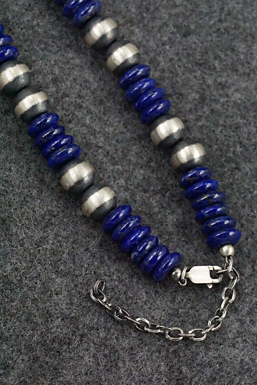 Lapis & Sterling Silver Necklace - Doreen Jake