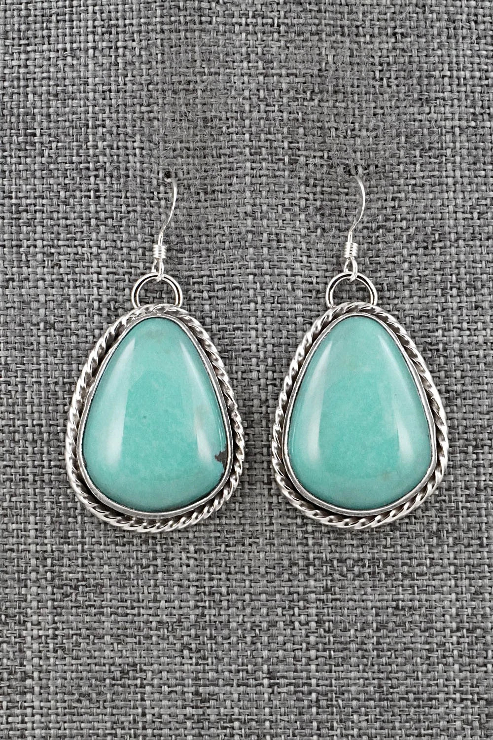 Turquoise & Sterling Silver Earrings - Danny Henio