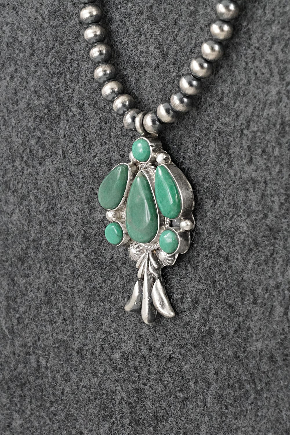 Turquoise & Sterling Silver Necklace - Bobby Platero