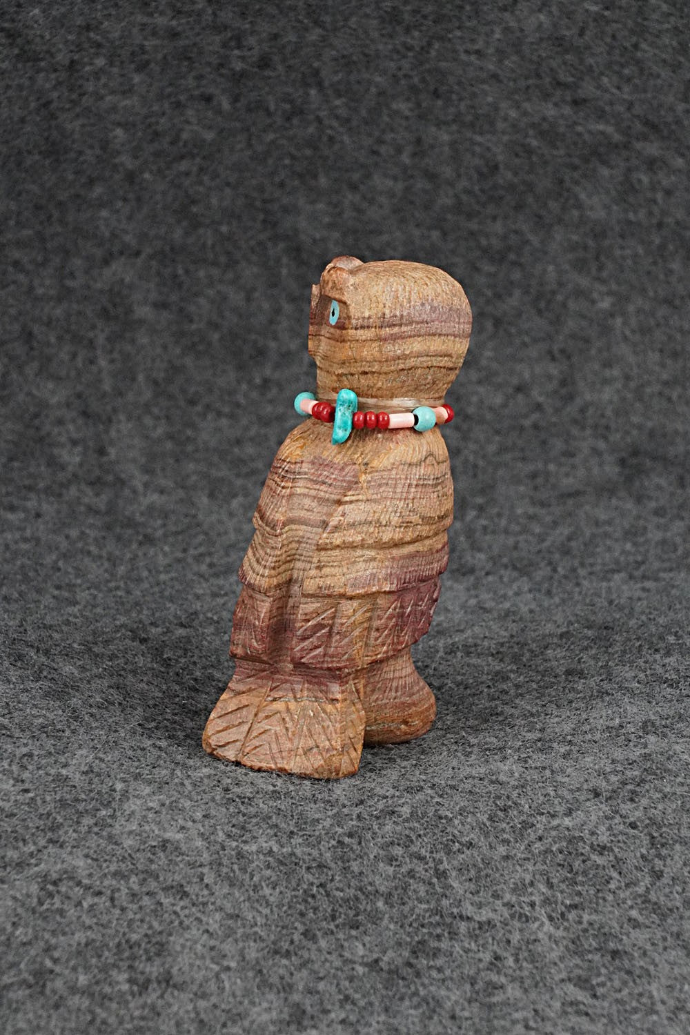 Owl Zuni Fetish Carving - Douglas Martza