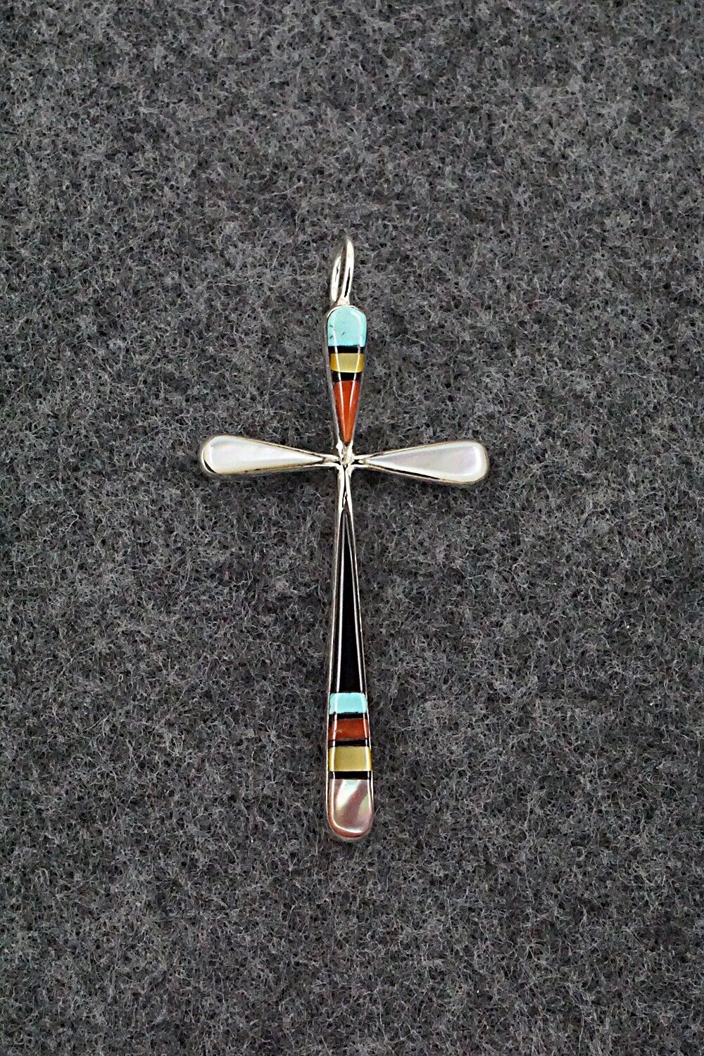Multi Stone & Sterling Silver Pendant - Sylvester Noche
