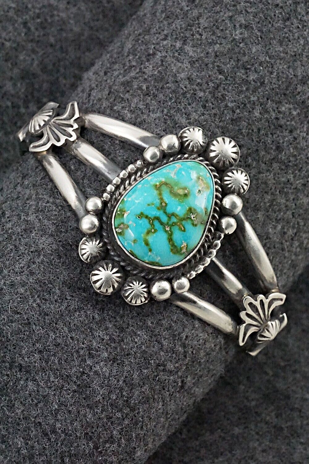Turquoise & Sterling Silver Bracelet - Rosita Calladitto