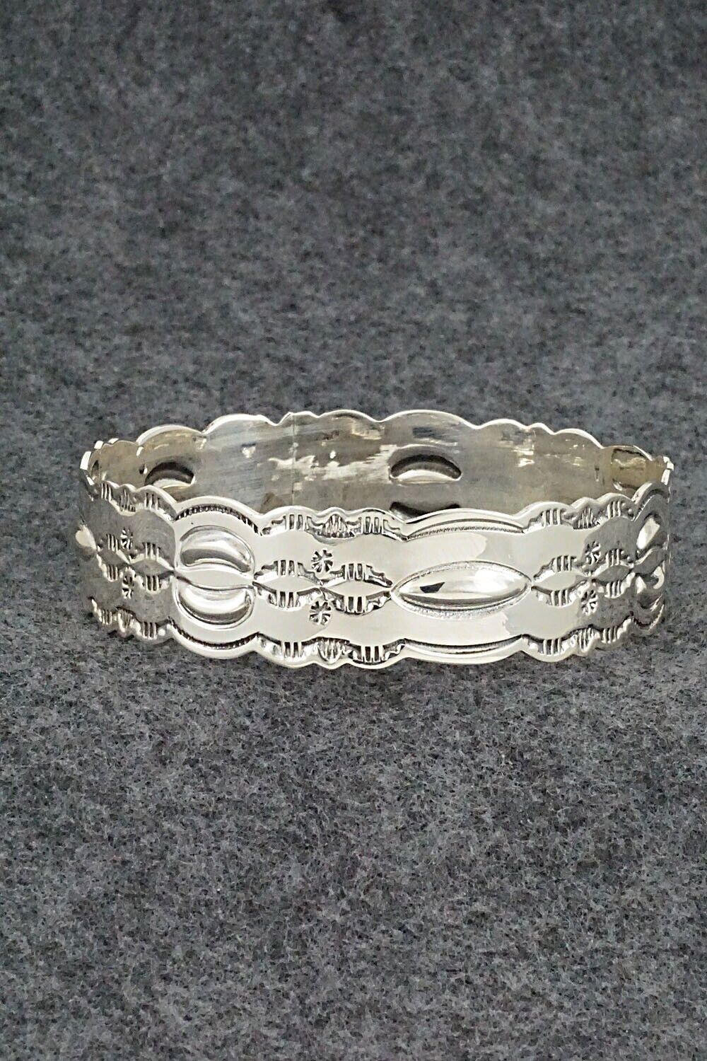 Sterling Silver Bangle Bracelet - Jeremy Delgarito