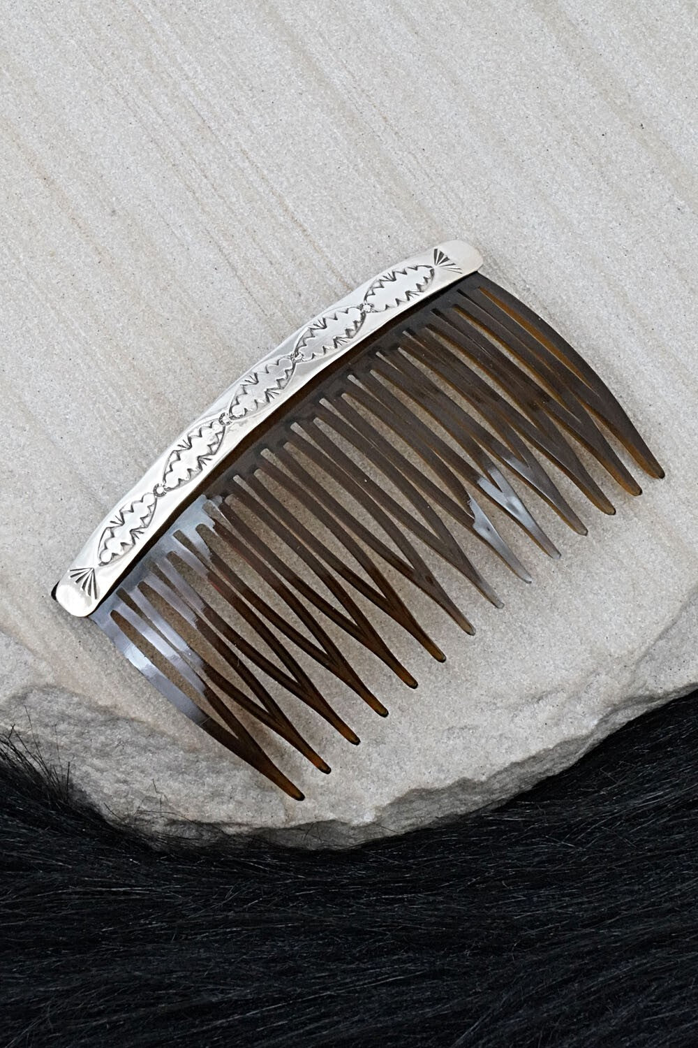 Sterling Silver Hair Combs - Bertha Begay