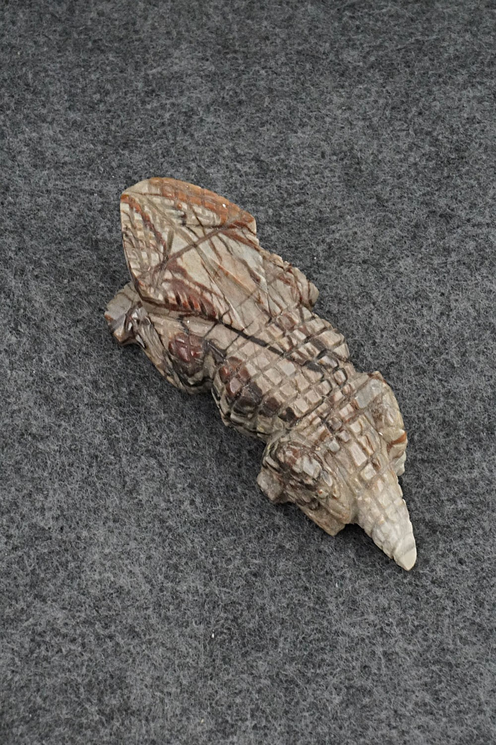 Horned Toad Zuni Fetish Carving - Tony Mackel