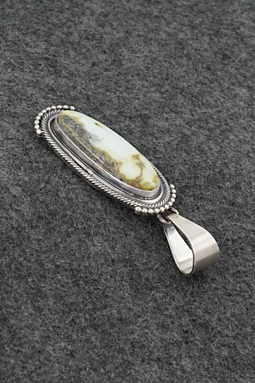 Variscite & Sterling Silver Pendant - Darrin Livingston