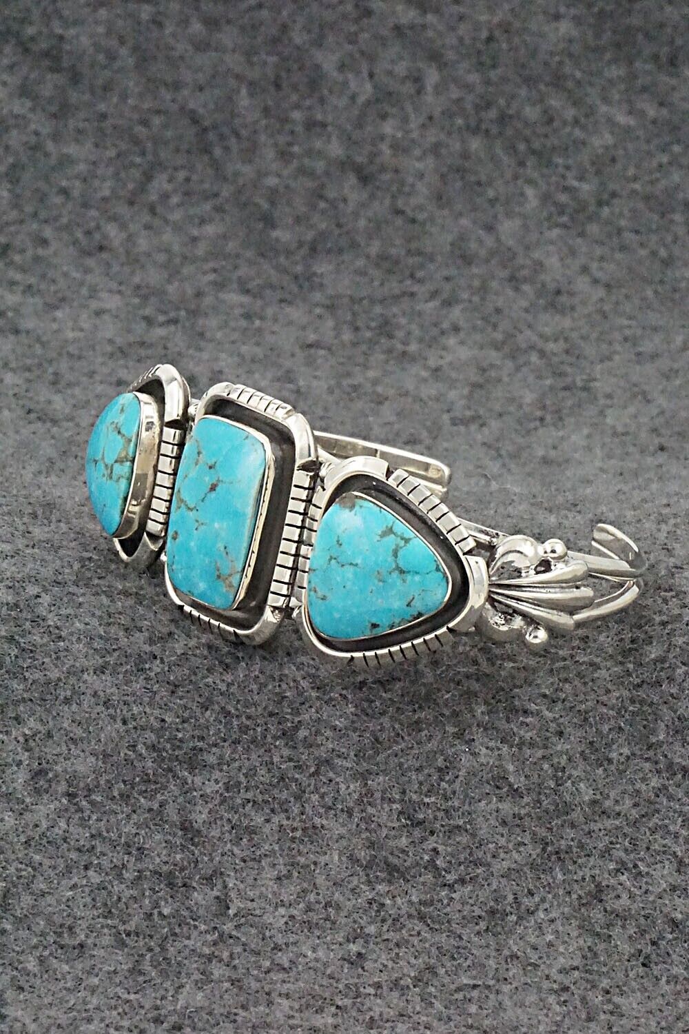 Turquoise & Sterling Silver Bracelet - Jimson Belin