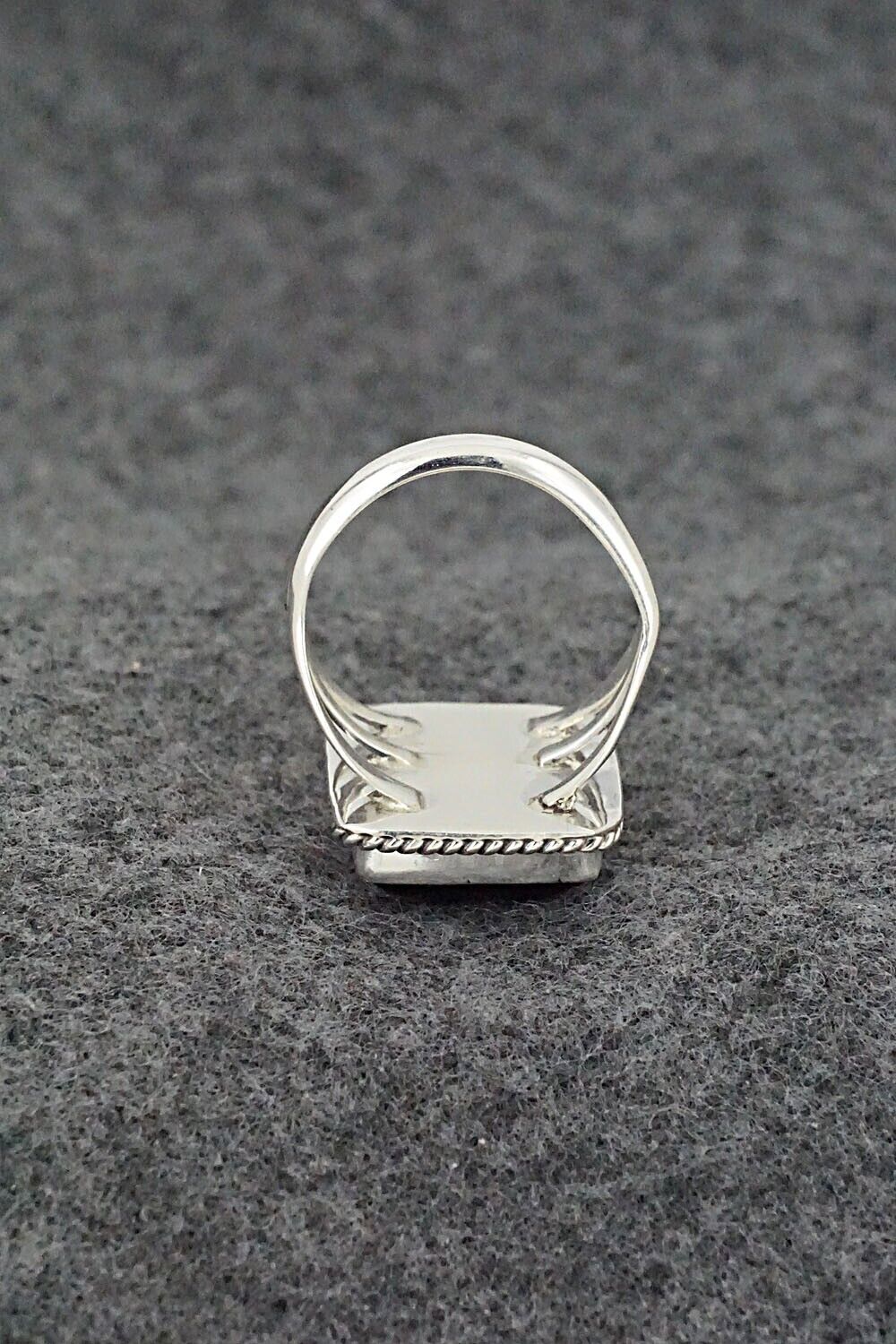 Onyx & Sterling Silver Ring - Letricia Largo - Size 9.5