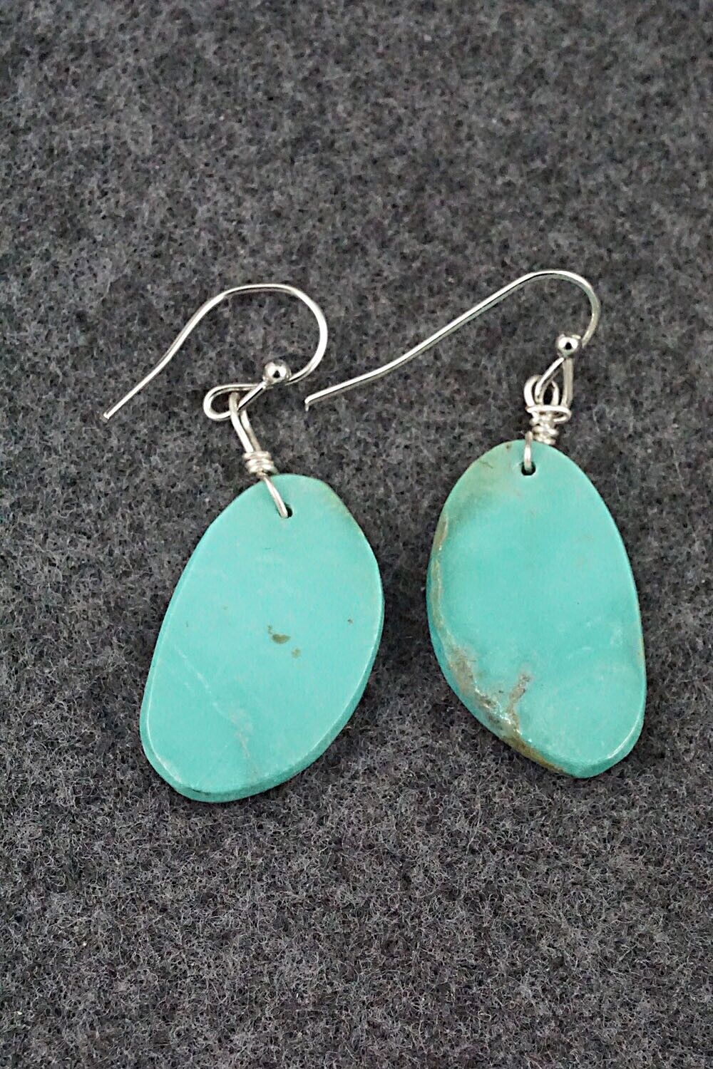Turquoise & Sterling Silver Earrings - Joe Garcia