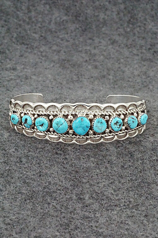 Turquoise & Sterling Silver Bracelet - Anthony Brown