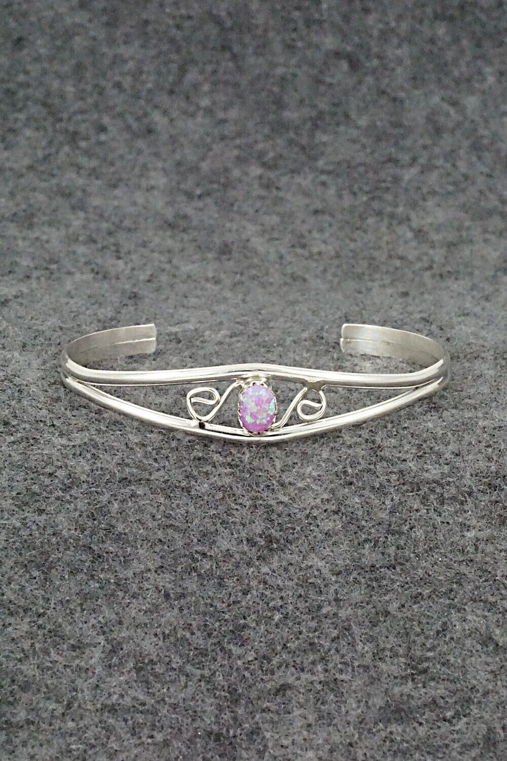 Opalite & Sterling Silver Bracelet - Judy Lincoln