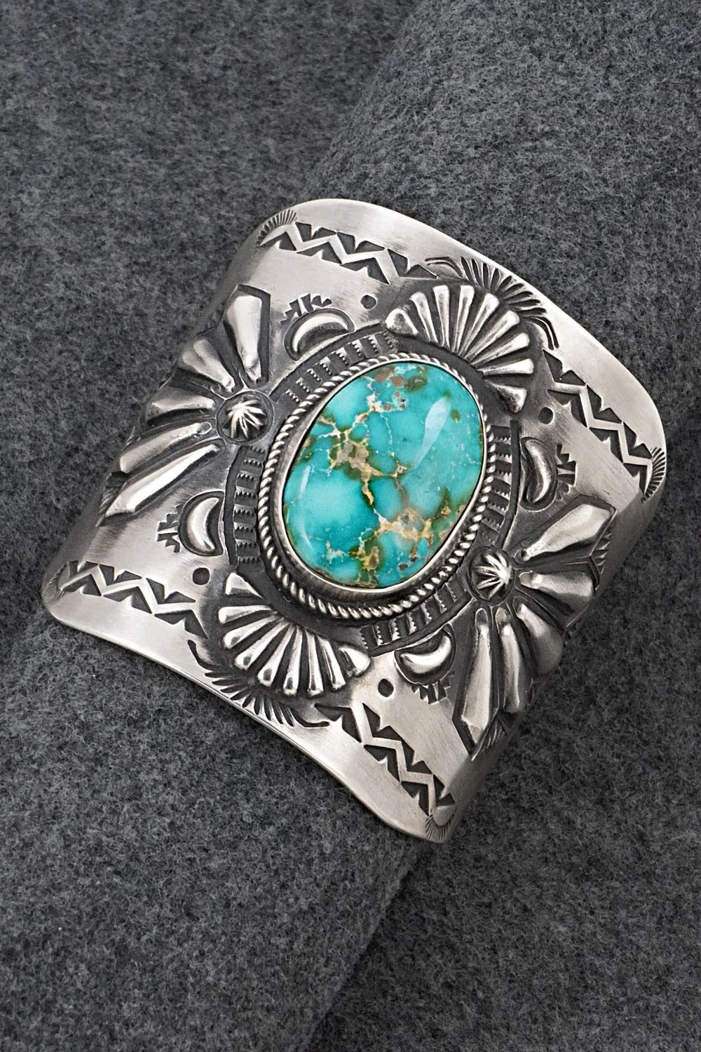 Turquoise & Sterling Silver Bracelet - Elvira Bill