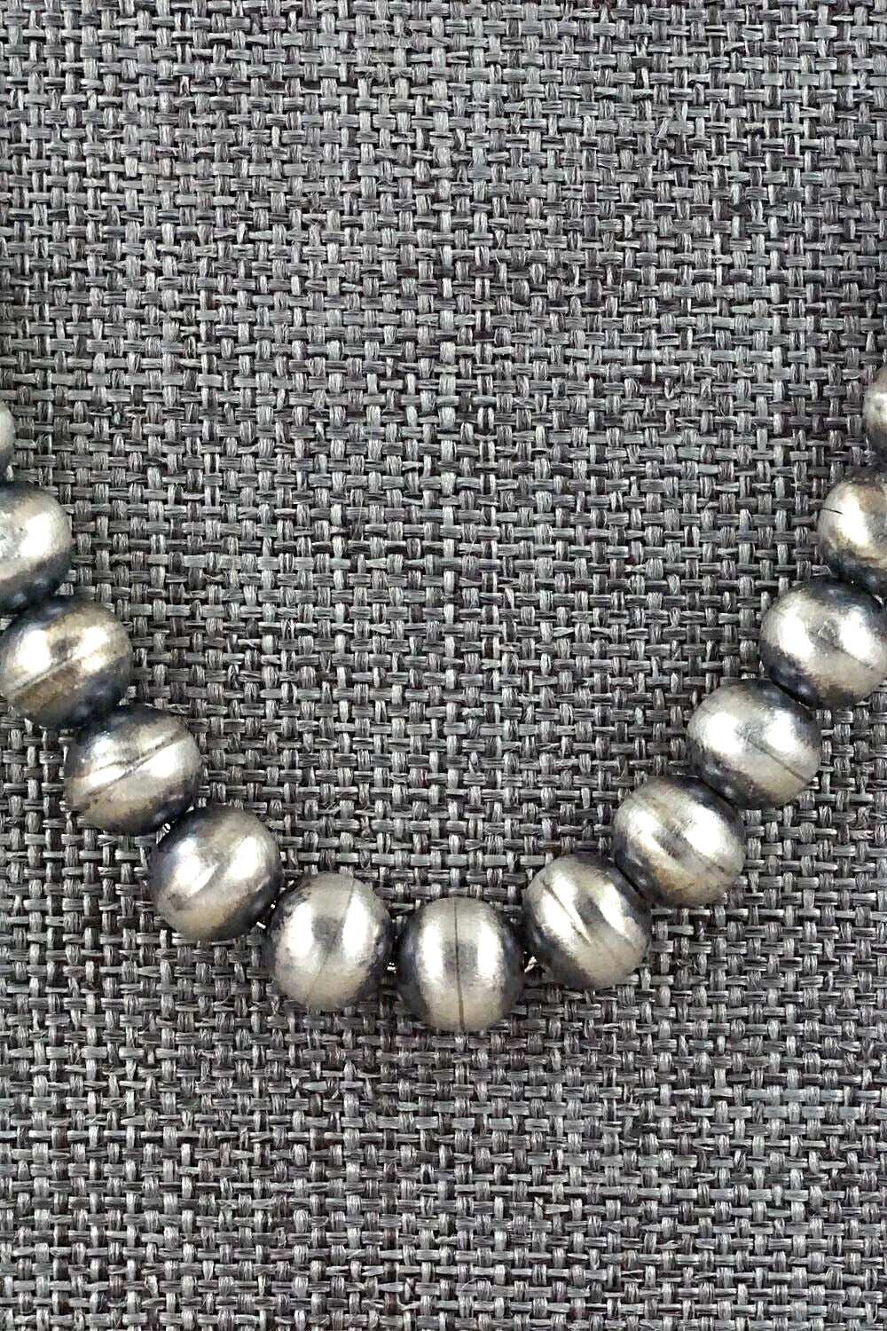 Sterling Silver Navajo Pearl Necklace 22" - Dorinda Mariano