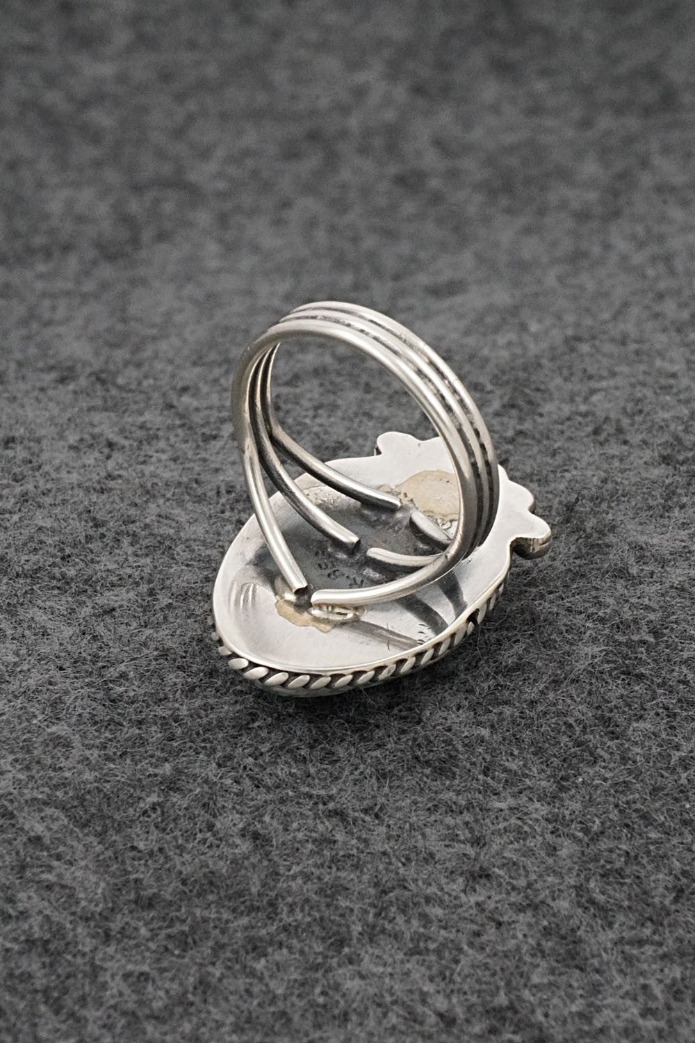 Turquoise & Sterling Silver Ring - Rena Begay - Size 8
