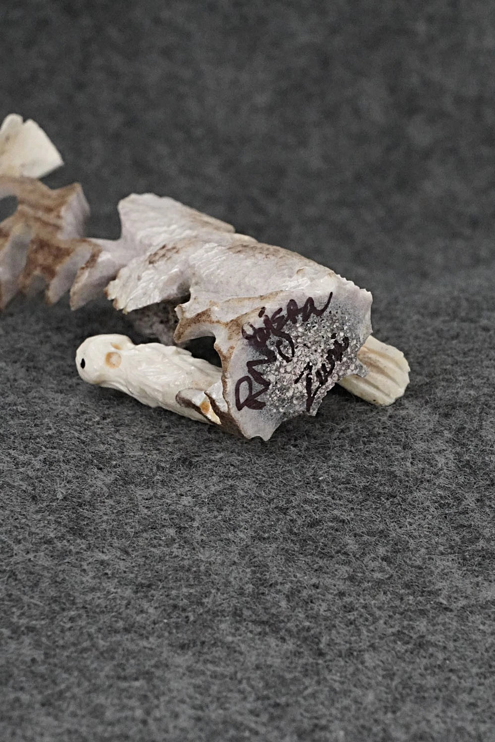 Owls Zuni Fetish Carving - Ruben Najara