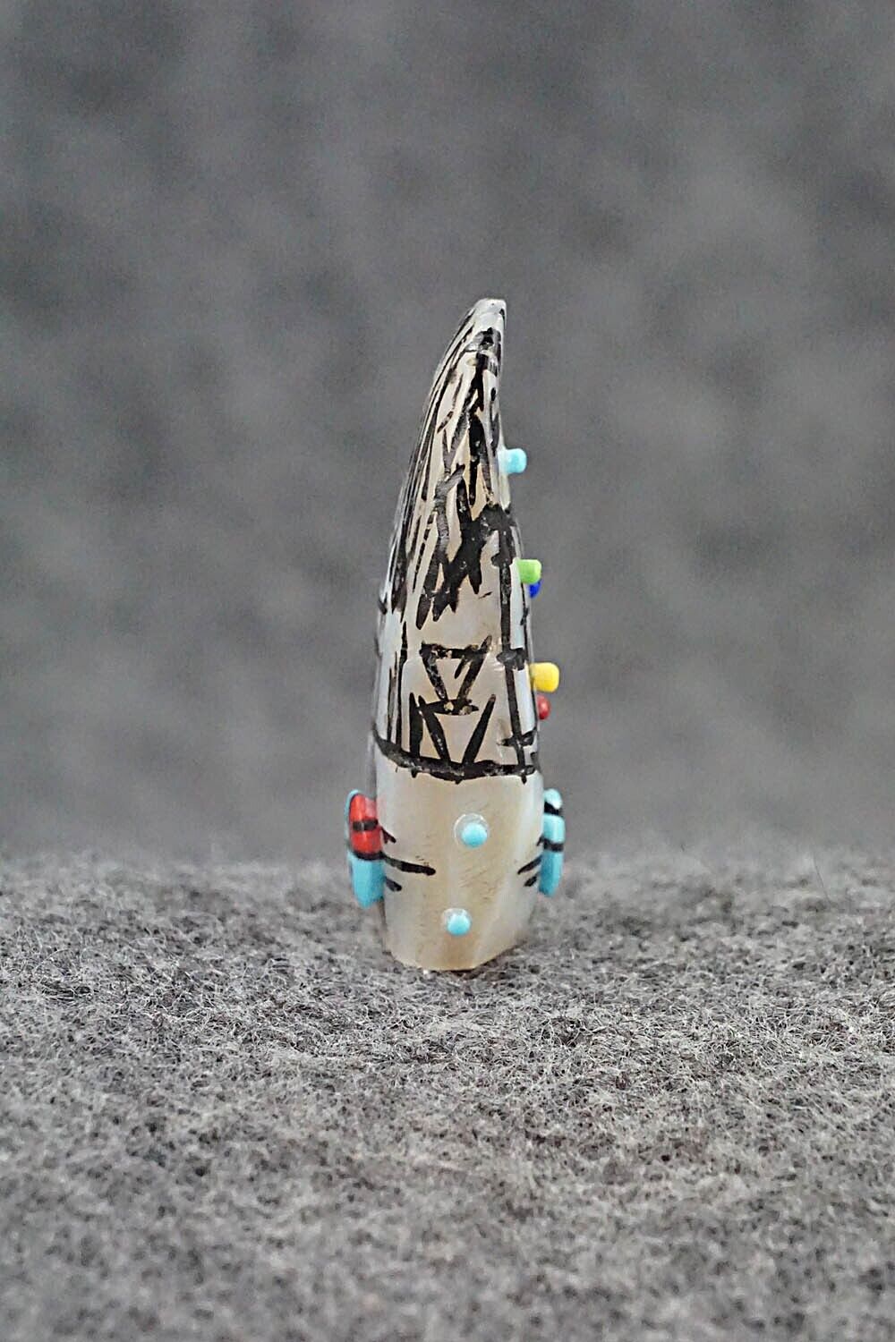 Corn Maiden Zuni Fetish Carving - Jared Amesoli