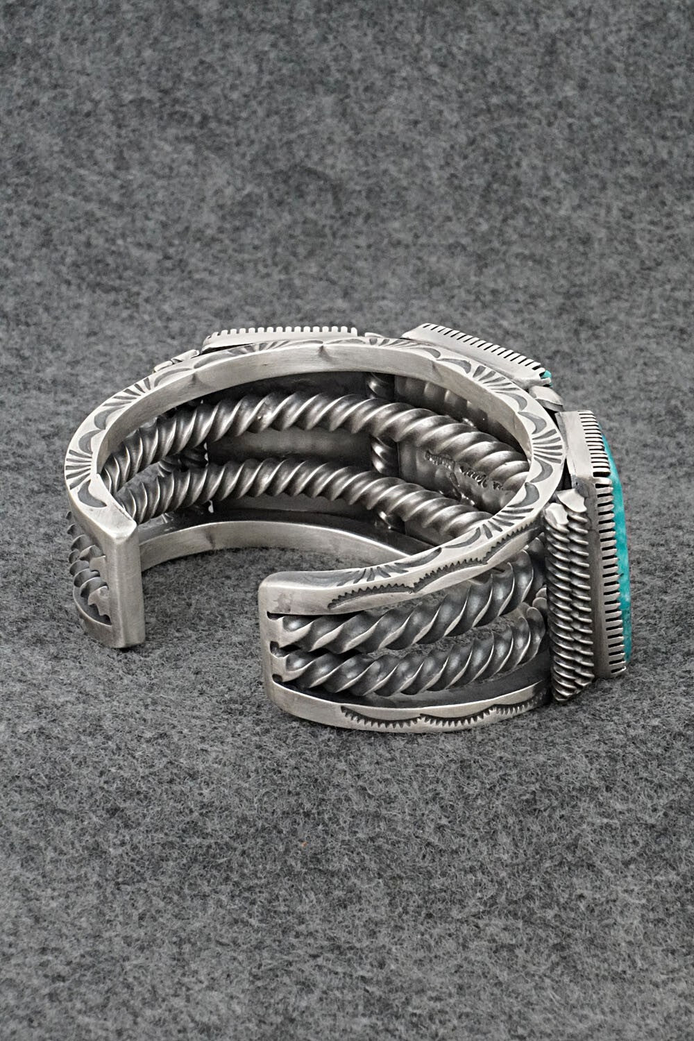 Turquoise & Sterling Silver Bracelet - Mark Yazzie