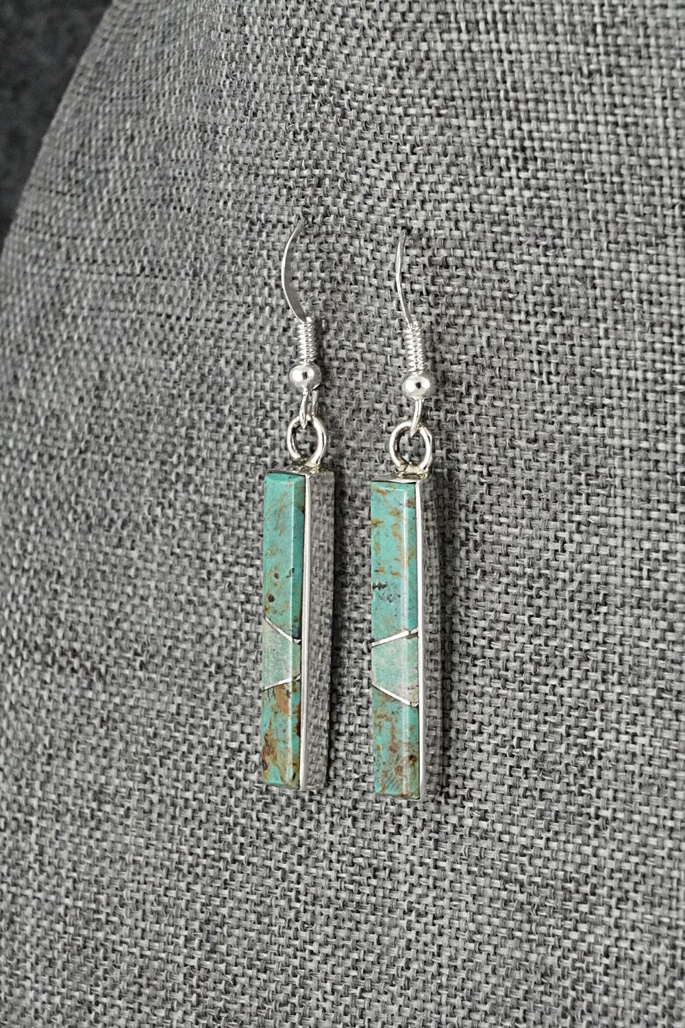 Turquoise & Sterling Silver Earrings - Marilyn Yazzie
