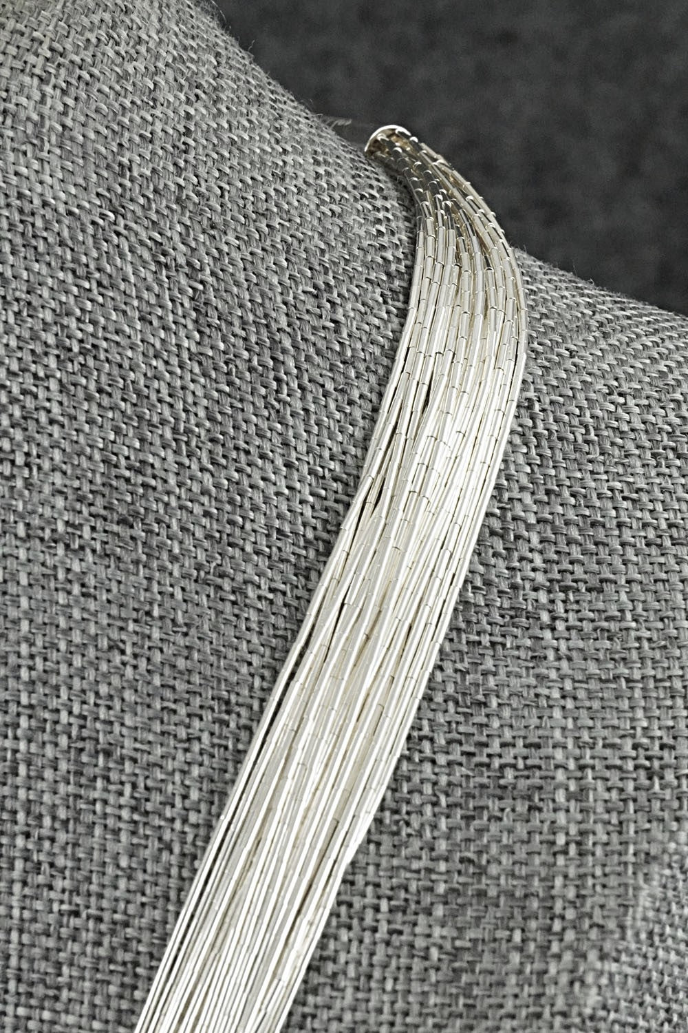 Liquid Silver Necklace - Sterling Silver 24"