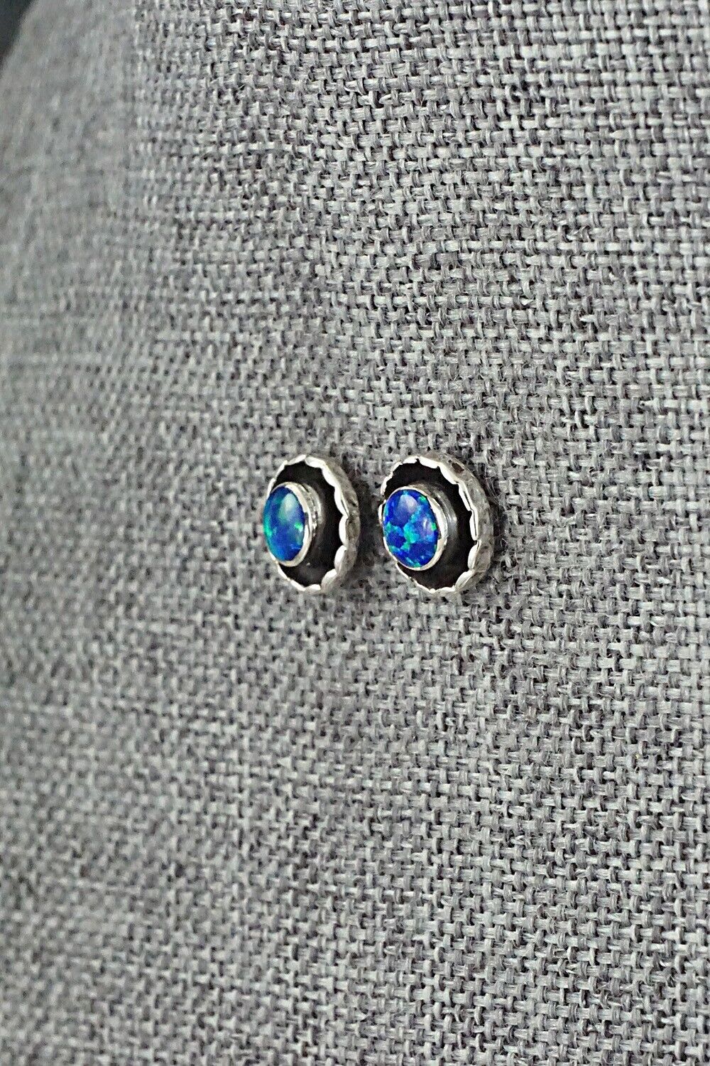 Opalite & Sterling Silver Earrings - Carina Leekity