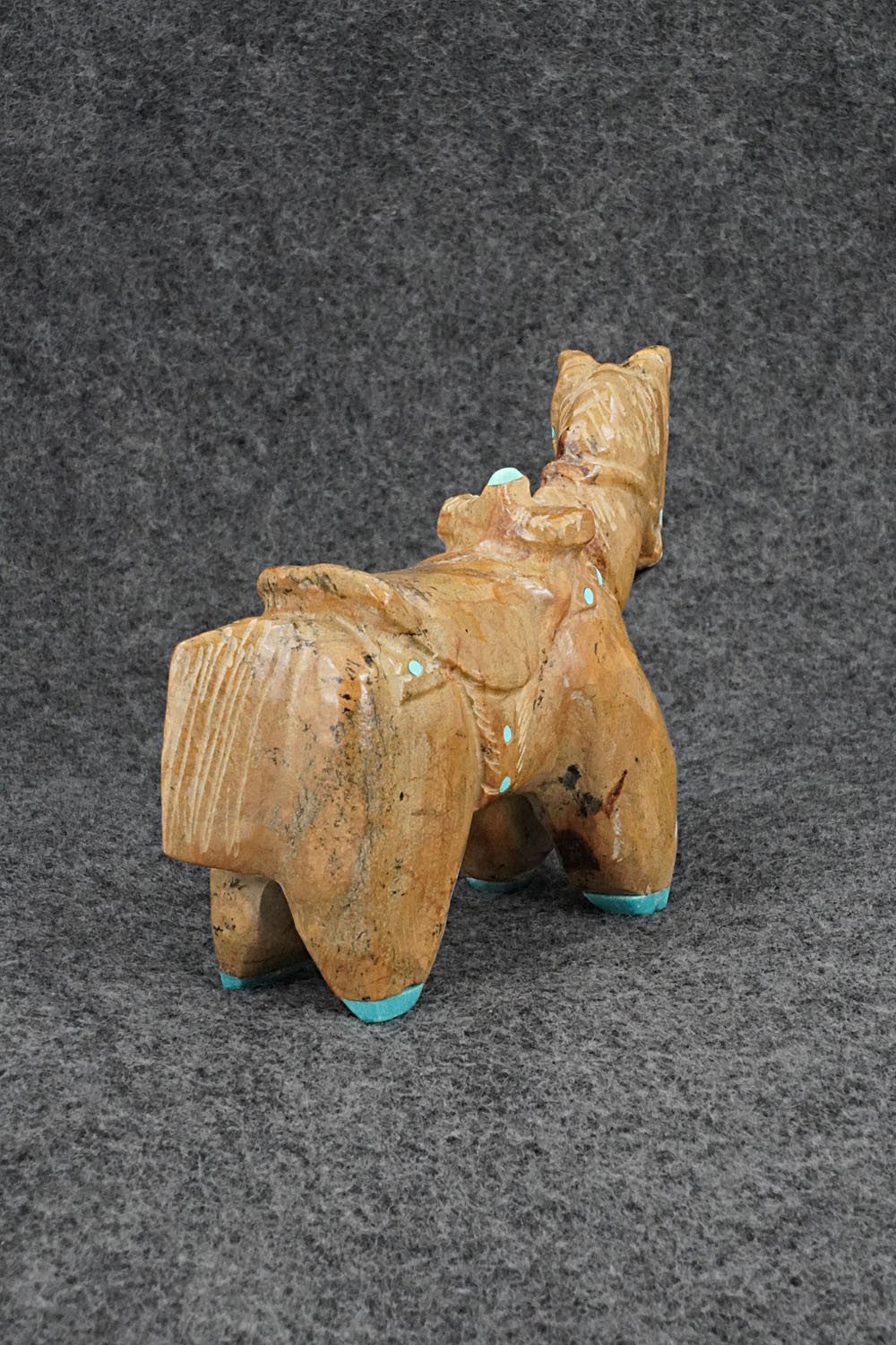 Horse Zuni Fetish Carving - Freddie Leekya
