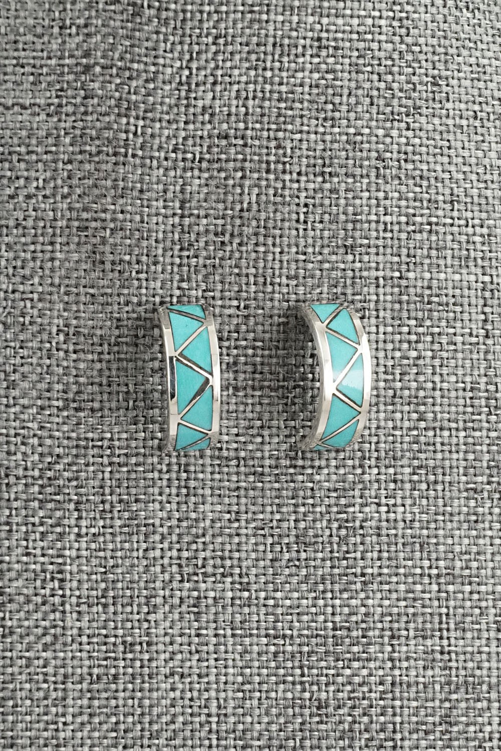 Turquoise & Sterling Silver Earrings - Charlene Sice